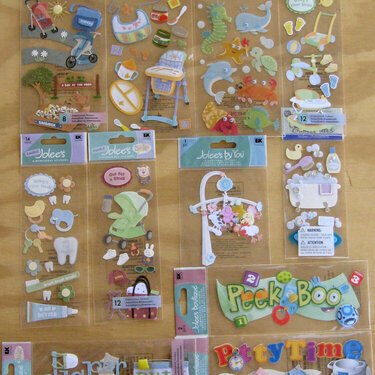 3D Baby stickers