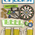 3D Soft Spoken Beer stickers
