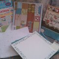 some of the scrapbooking papers