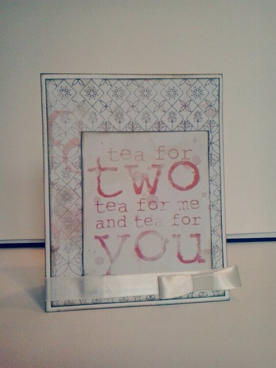 dcwv tea party cards &#039;tea for two, tea for me and tea for you&#039;