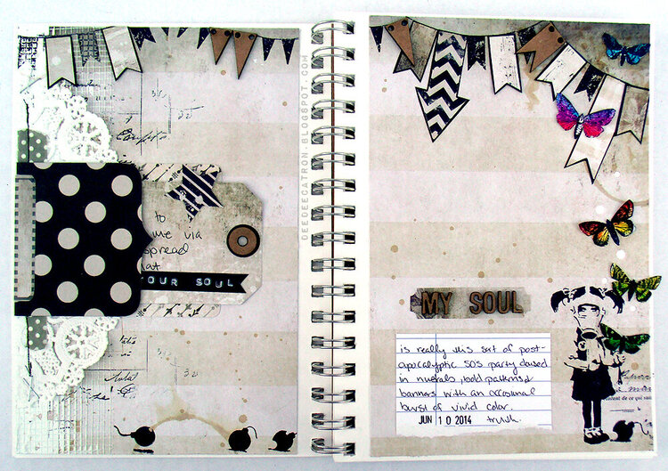 What Inhabits my SOUL -- Art Journal Page