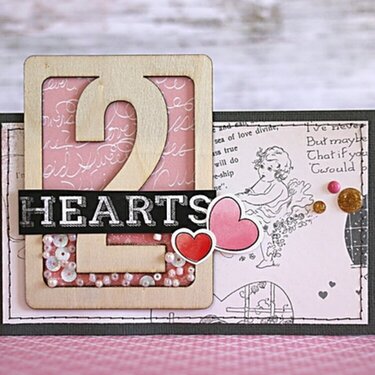 2 Hearts card