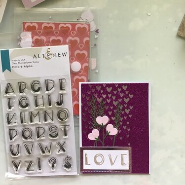 Tiny Hearts Love Card