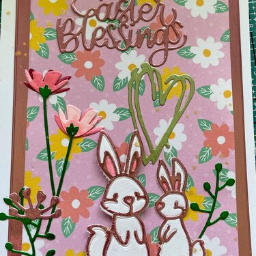Easter Blessings Bunnies