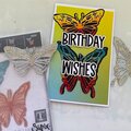 Gradient Birthday Butterflies