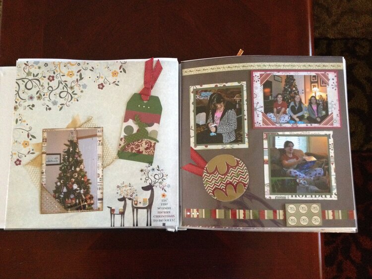 Home for the Holidays layout Pgs 1-2