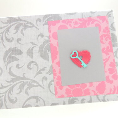 key to my heart valentine card