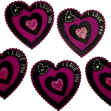 Heart Embellies for Swap