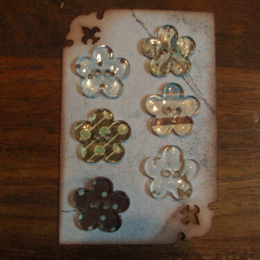 Some Embellishments I have made for myself or to sell - Flower epoxy buttons