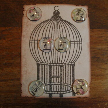 Some Embellishments I have made for myself or to sell - Birdcage
