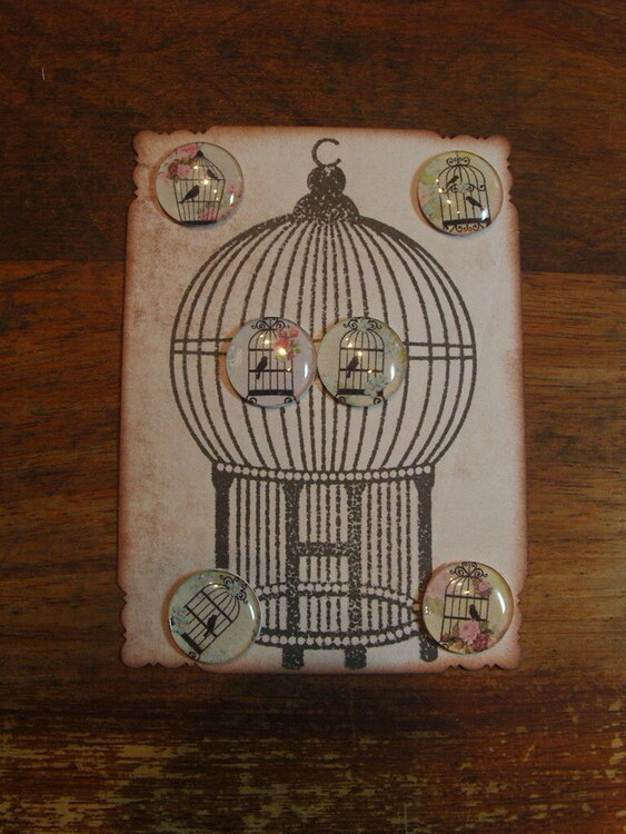 Some Embellishments I have made for myself or to sell - Birdcage