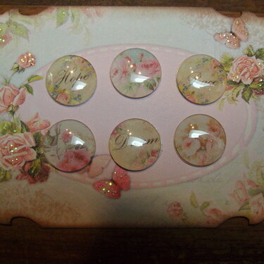Some Embellishments I have made for myself or to sell - Secret Garden