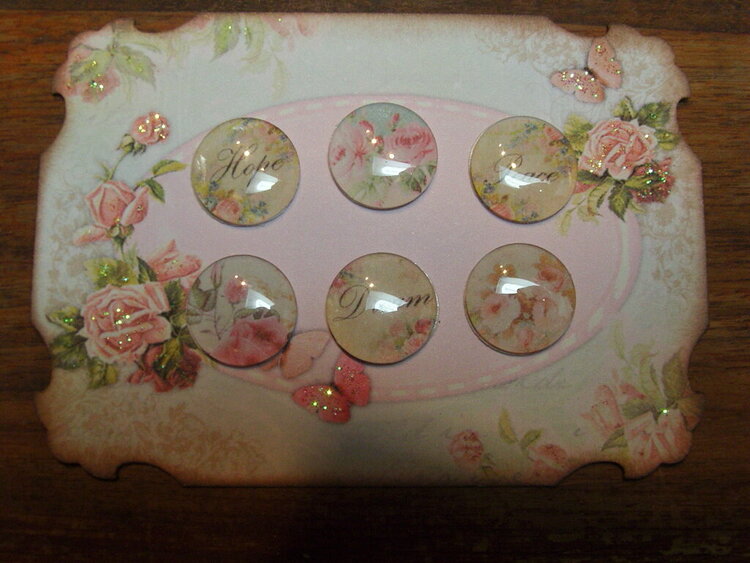Some Embellishments I have made for myself or to sell - Secret Garden