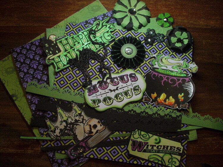 Green and Purple Halloween Kit