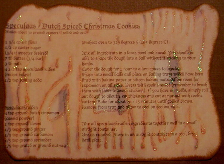 Christmas Cookie recipe Swap with lookin4newideas - Speculaas Cookies