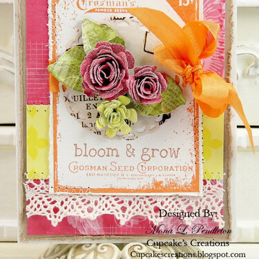 bloom &amp; grown card