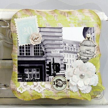 London Mini album page