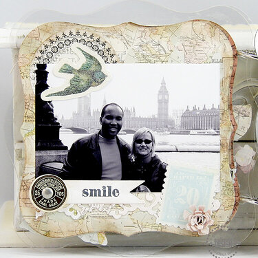 London Mini album page