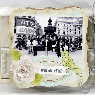 London Mini Album page