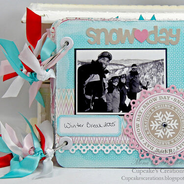 snow day ski mini album