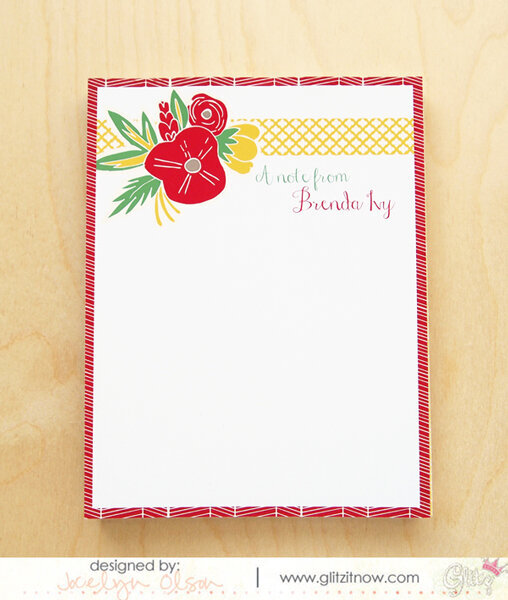 Teacher Gift--Personalized Notepad