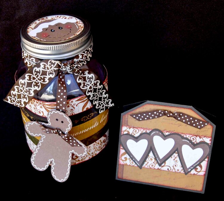 Gingerbread &quot;Cookie in a Jar&quot; Gift Set