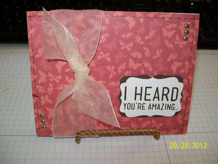I Heard You're Amazing