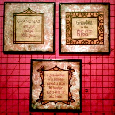 Grandmother Tile Coaster