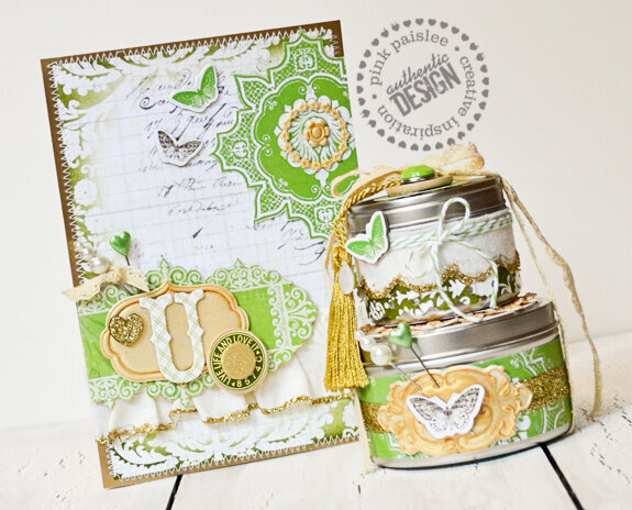 Green Card and Gift Tin Set