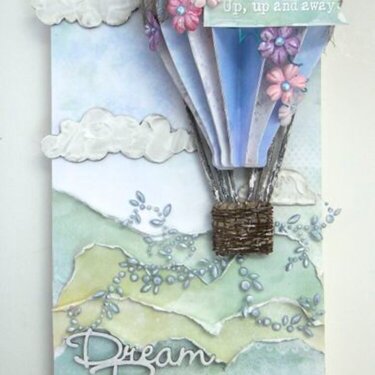 Blue Fern Studios - Up, Up and Away canvas