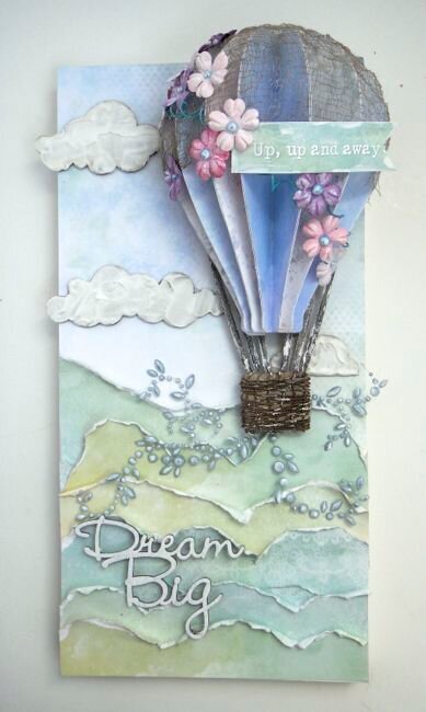 Blue Fern Studios - Up, Up and Away canvas