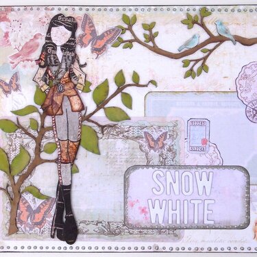 Once Upon a Time Art Journal - Snow White 1