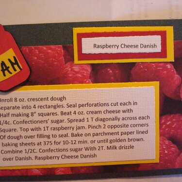 Raspberry Cheese Danish