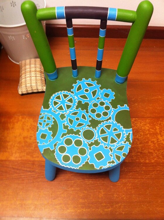 painted stools
