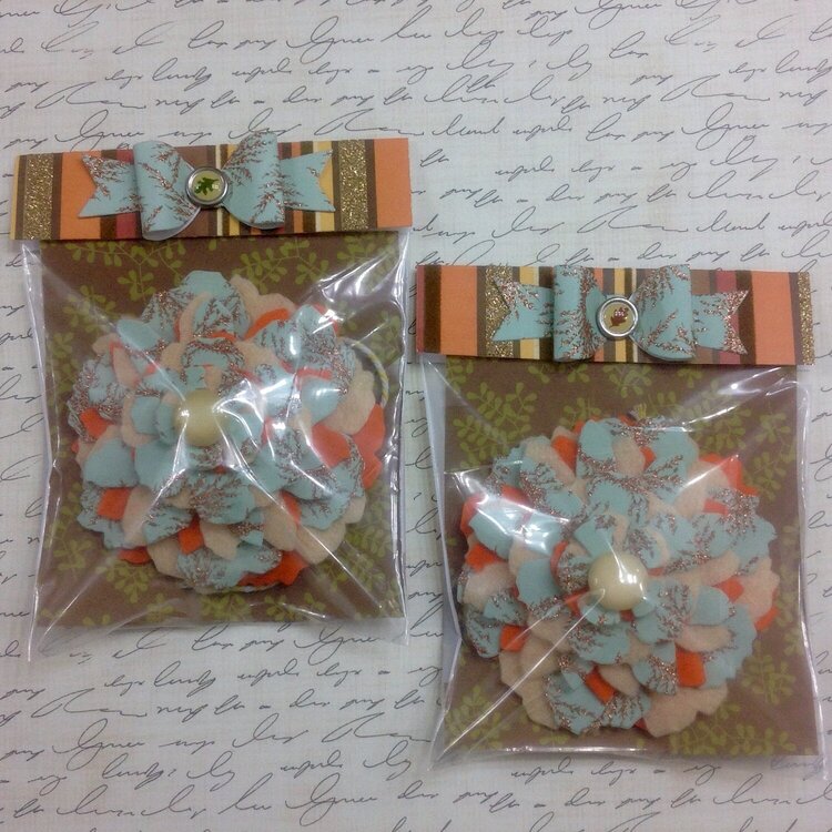 Flowers packaged