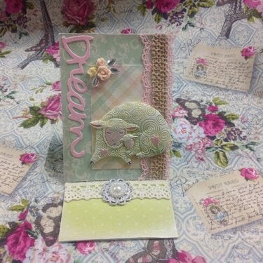 Dream of spring easel atc