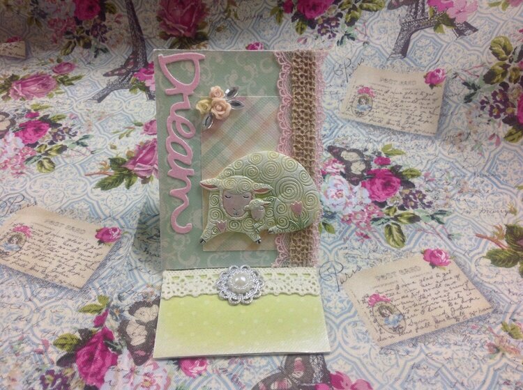 Dream of spring easel atc