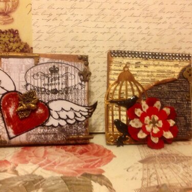 Altered mini canvases