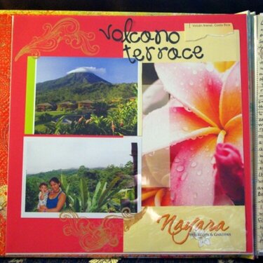 Volcano terrace.