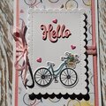 Hello, Bicycle Card