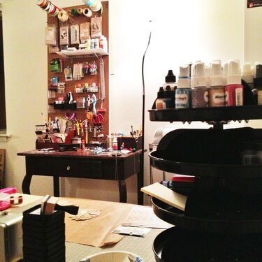 A View of my new craft &#039;n scrap room!