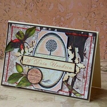 Shabby Chic - Birthday card