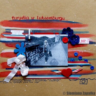 A tourist in Luxembourg