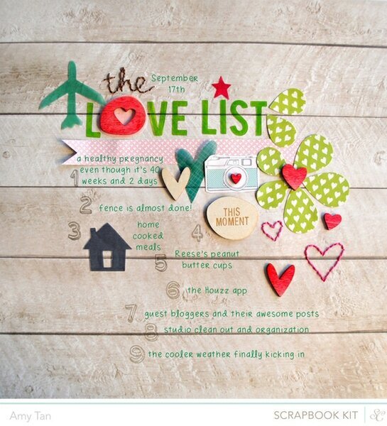 The Love List *Studio Calico Oct Kits