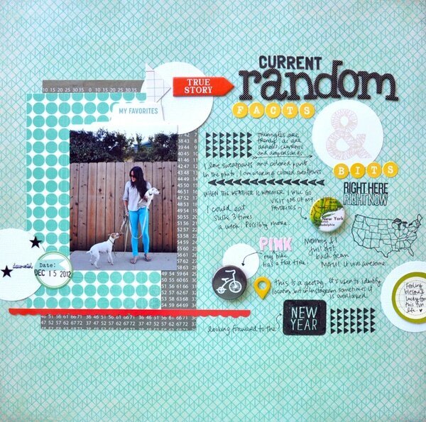 Current Random Facts *Studio Calico January kit* 