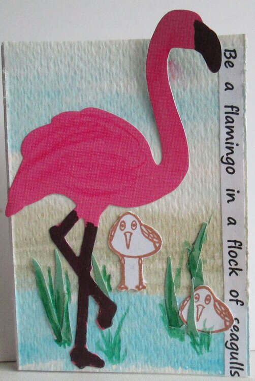 Be a Flamingo...d-ATC swap (my choice)