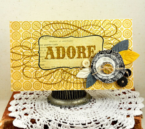 Studio Calico November HANDMADE Kit - Adore card