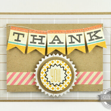 Studio Calico August Summer of 69 Kit - Thank You Banner