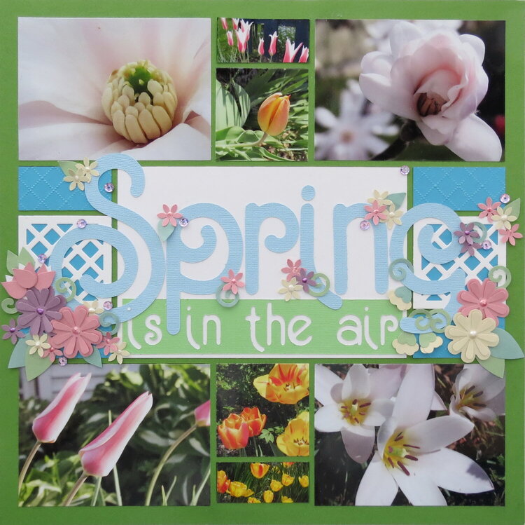 Spring is in the Air  (embellished page)