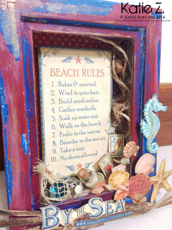 By the Sea Beach Rules Display